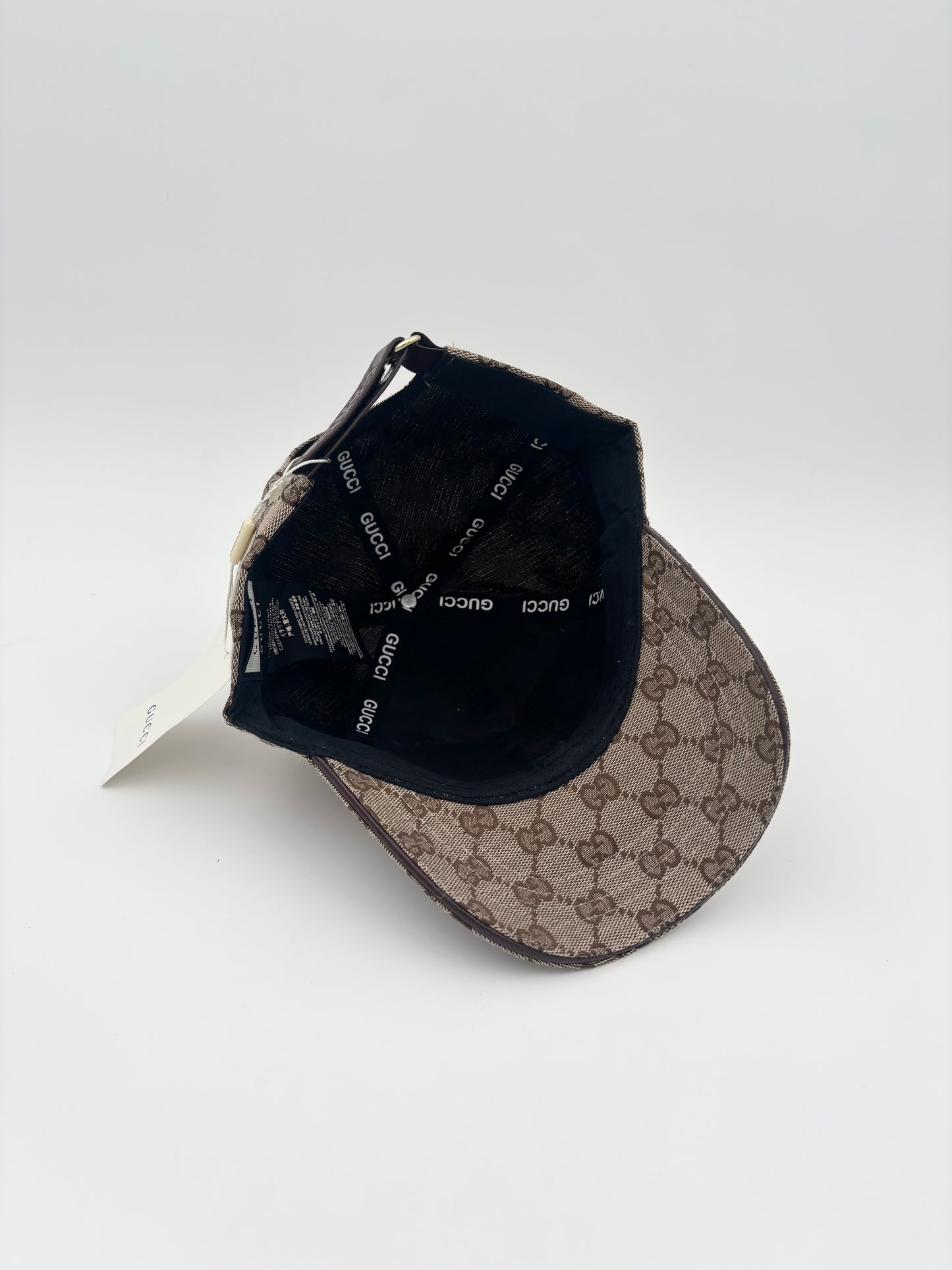 GUCC_I BEIGE monogram cap