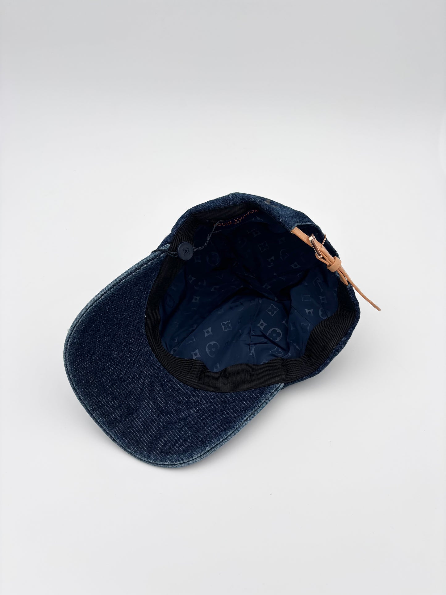 L_V BLUE Denim Cap