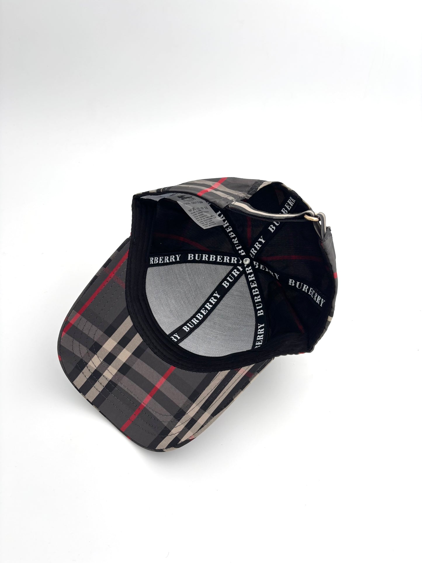 BURBERR_Y CHECK CAP