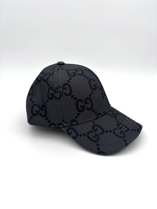 GUCC_I Grey Black Cap