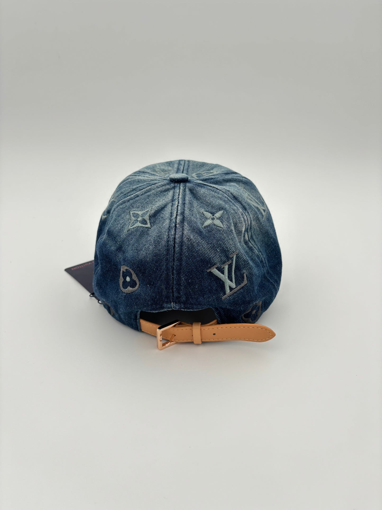 L_V BLUE Denim Cap