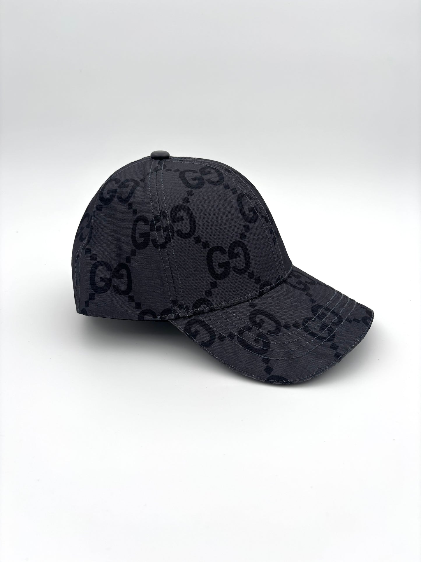 GUCC_I Grey Black Cap