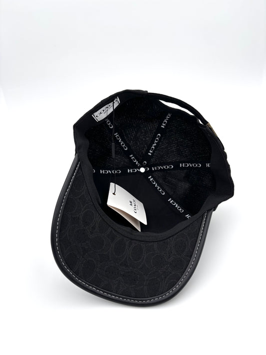 COAC_H BLACK motif-detail cap