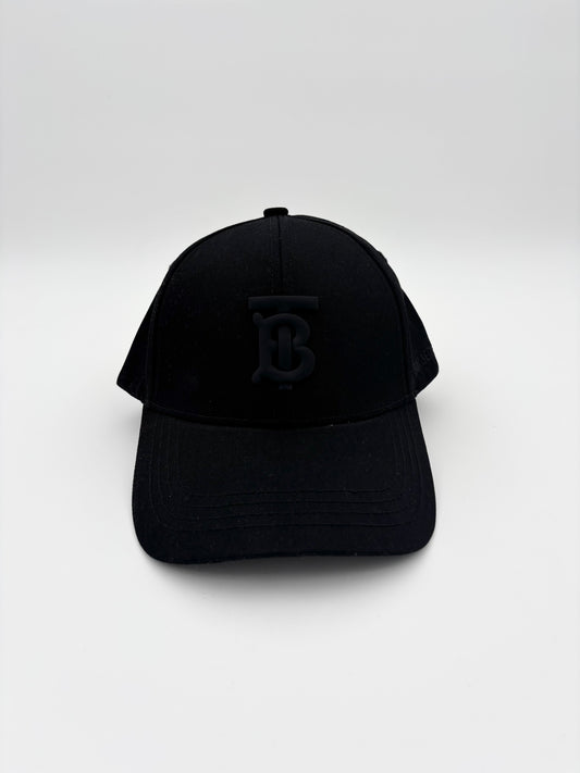 BURBERR_Y ALL BLACK CAP