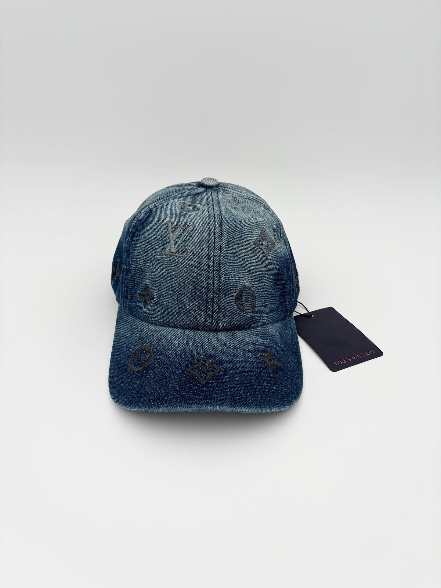 L_V BLUE Denim Cap