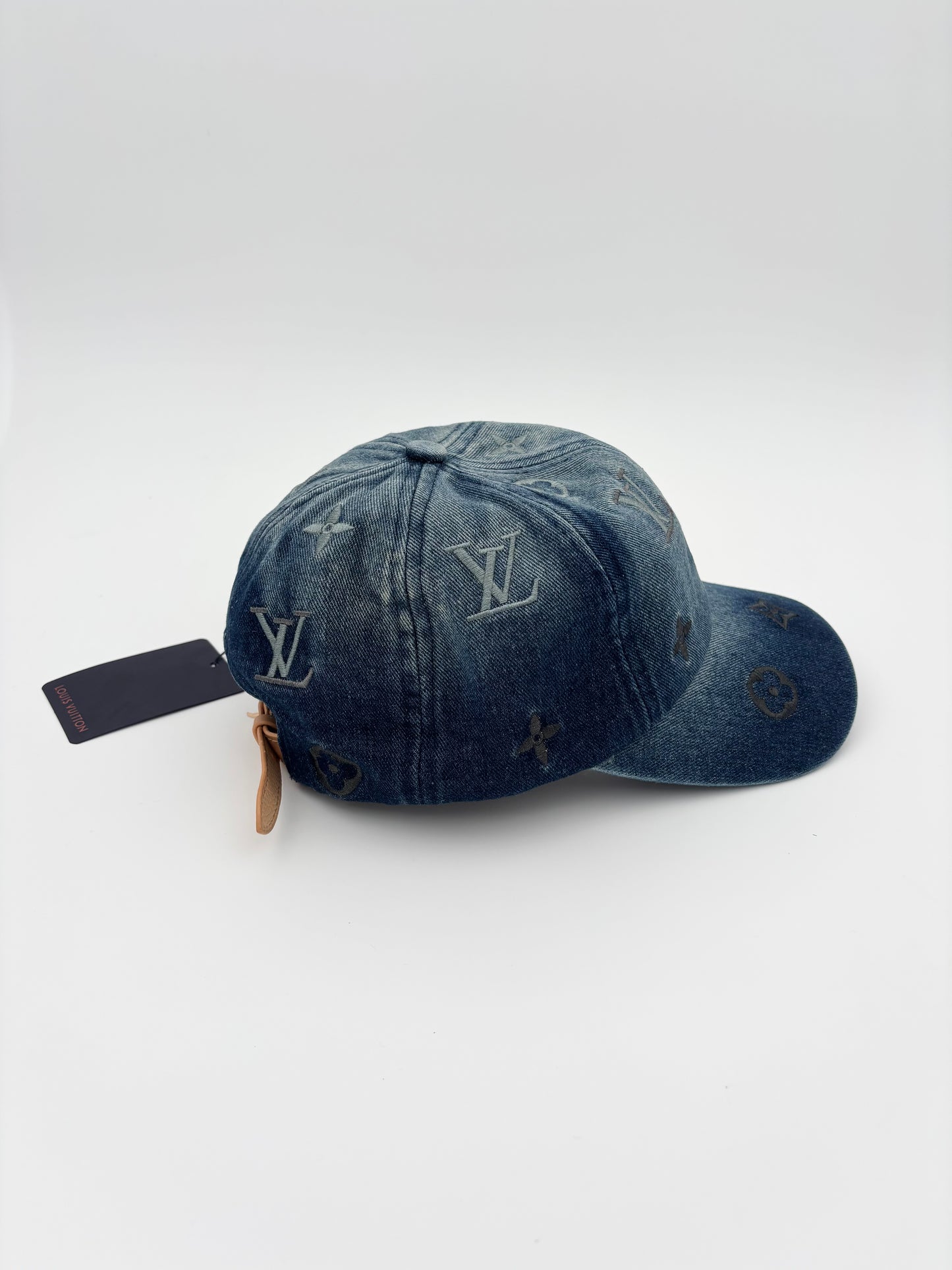 L_V BLUE Denim Cap