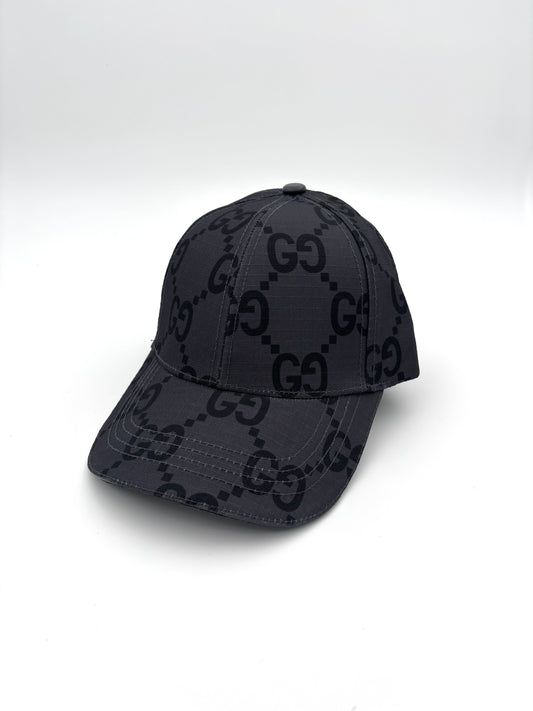 GUCC_I Grey Black Cap