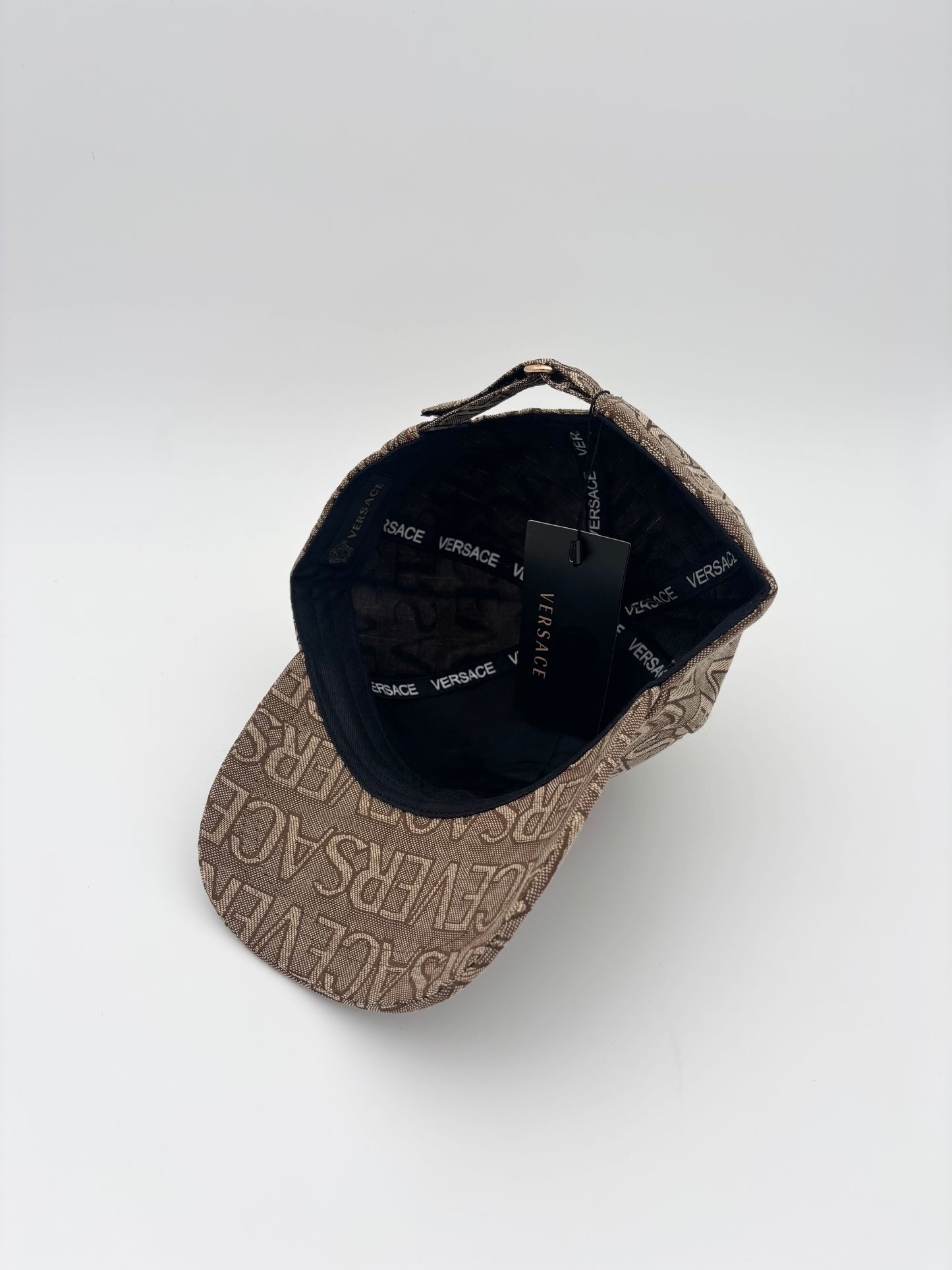 VERSAC_E BEIGE monogram cap
